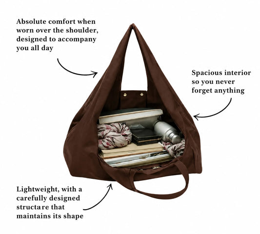 Nylon Shoulder Handbag With Key-Ring